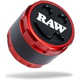 RAW Spice Grinder 60mm "Buddy Mill" &ndash; 3-Piece Kitchen Mill with Adjustable Stainless Steel Pusher &amp; 3 blades