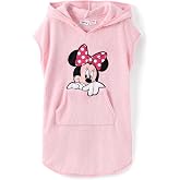 Disney Princess Frozen Girls Swim Cover Up Terry Pocket Hooded 4-7 Years