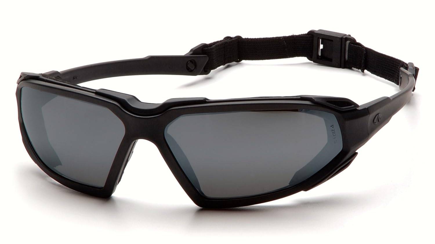 Pyramex Highlander Safety Eyewear, Black Frame/Gray Anti