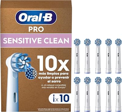 Sensitive Clean Recambios Originales, Blancos, Pack de 10