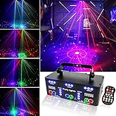 21 Eyes Stage Light Disco Dj Party Strobe Lights Indoor Sound Activated RGB UV Ball Lighting by DMX512 Control LED Ravelight 