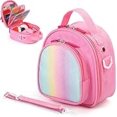 Carrying Case Compatible with Yoto Mini (2024 Edition),30 Cards Storage Bag with Handle and Shoulder Strap, Travel Storage box for Player & Headphone Accessories (Pink)