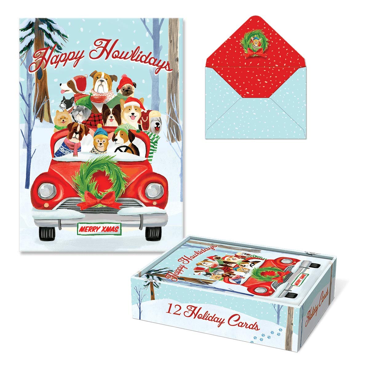 Molly & Rex Holiday Card Stock (31934)