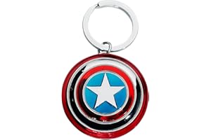 Marvel Captain America Shield Pewter Key Ring