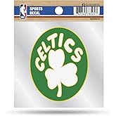 Rico Industries NBA Boston Celtics Retro 4"x4" Small Style Decal