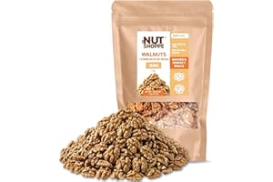 Raw Walnuts, White, Halves, California, 1 kg(2.2 lb), Kosher, Gluten-Free, Vegan, Crunchy Nuts, Unsalted, Unroasted, Source o