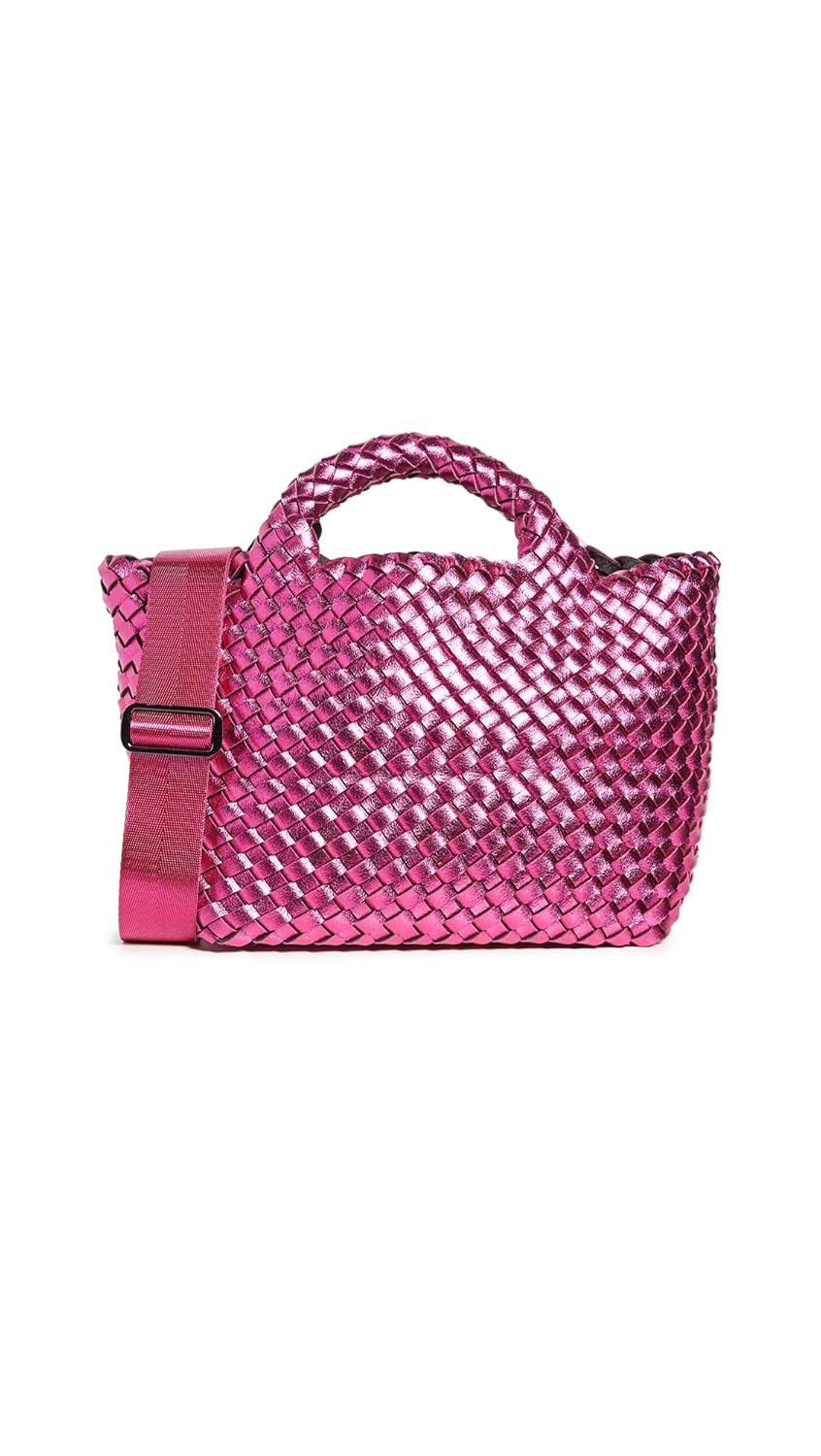 Buy Naghedi Women's St Barths Mini Tote, Pink Metal, One Size at Amazon.in