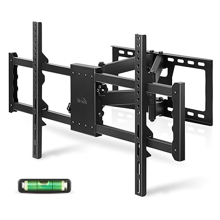 SIMBR TV Wandhalterung Schwenkbar Neigbar für 30-85 Zoll 76-216cm LED LCD Plasma Curved Flachbildfernseher oder Monitor Max V