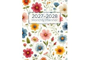 2027-2028 Monthly Planner: 2 Year From January 2027 To December 2028