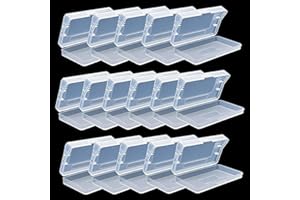 ALSHURLIFE 16PCS Transparent Cartridge Game Case Box Clear Anti Dust Cover Storage Box Protective Game Card Case for Nintendo Gameboy Advance GBA