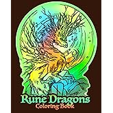 Rune Dragons Coloring Book