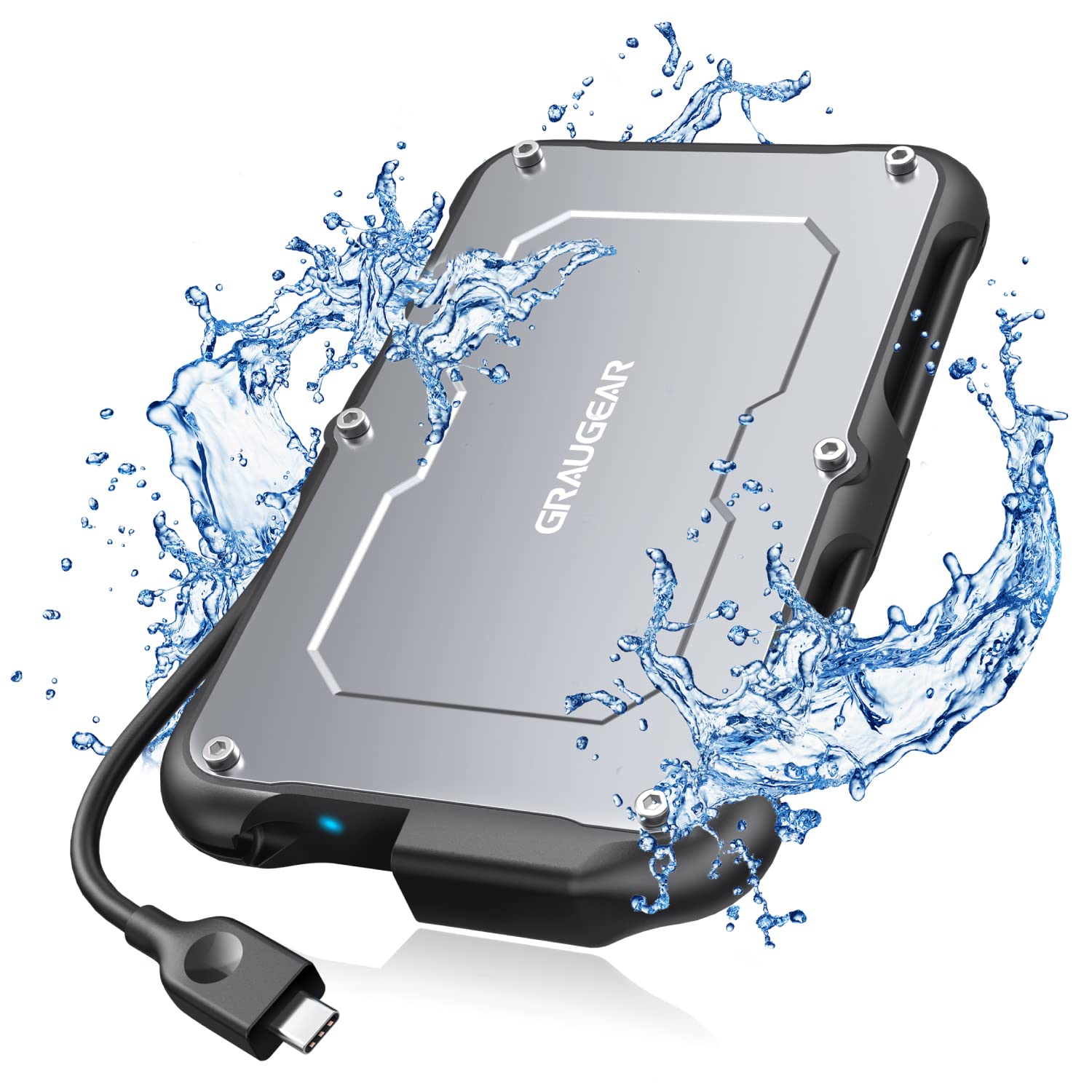Graugear Ext Gehäuse f. 2,5" SSD/HDD USB-C3.2 Gen2