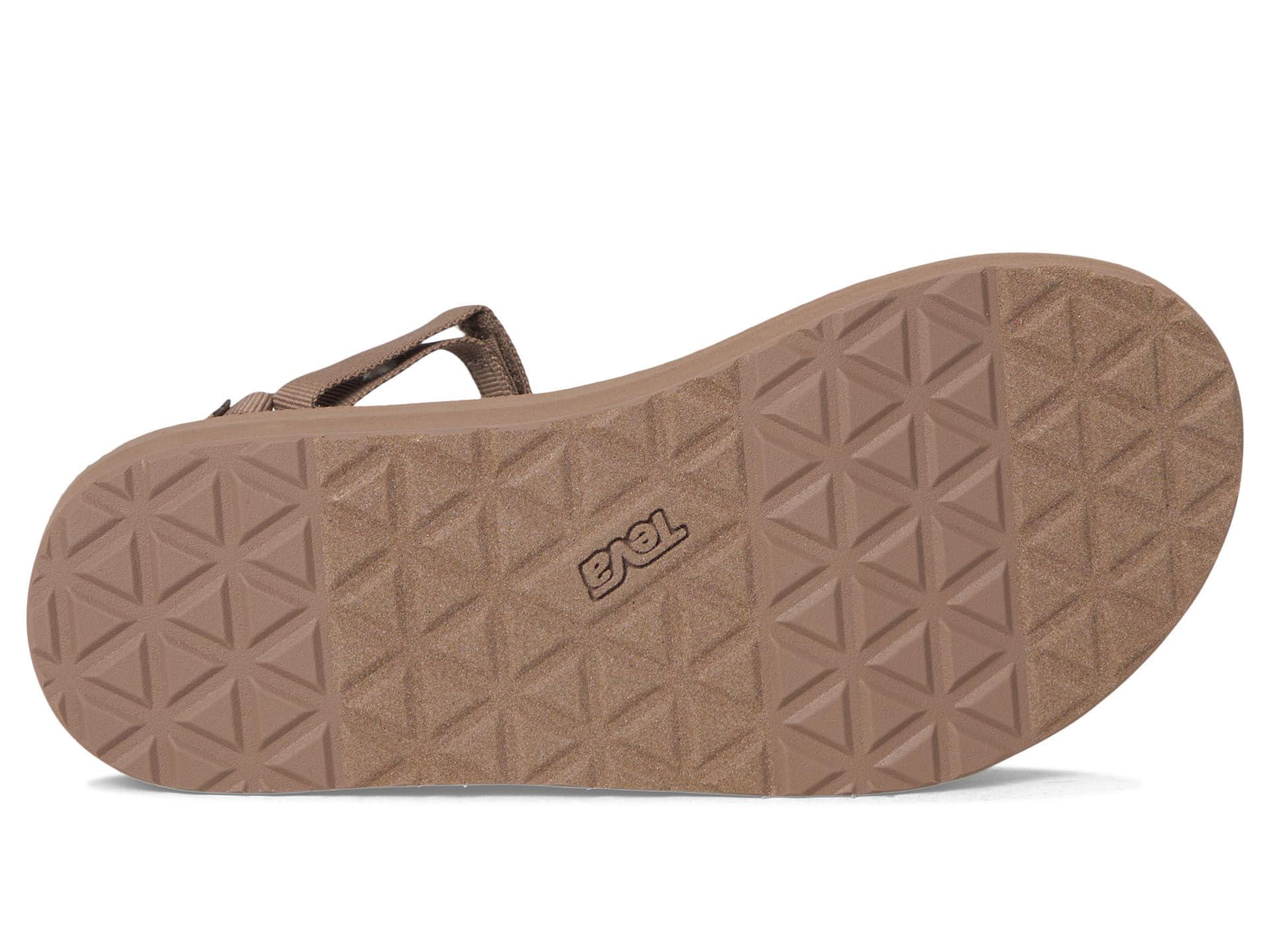 Teva Women's Flatform Sandal Slim, Caribou, 8