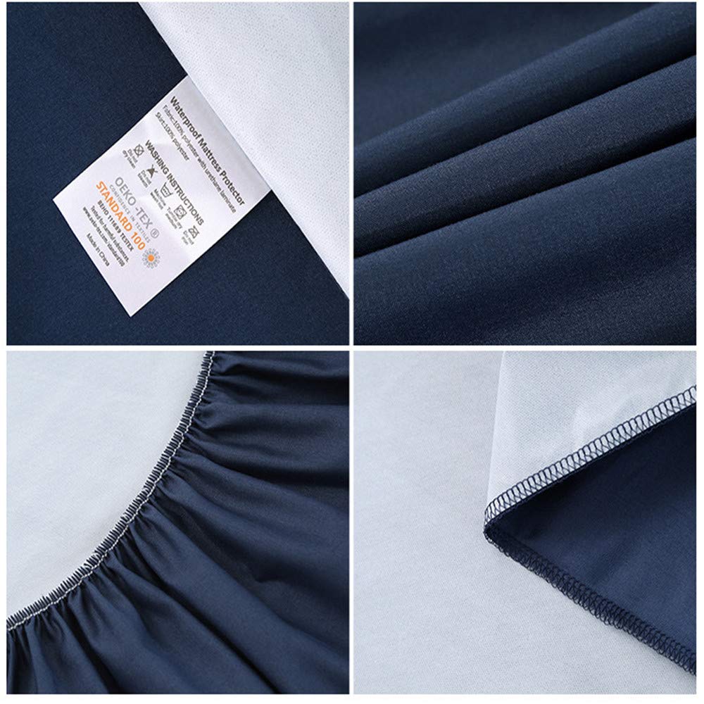 Matelas Et Linge De Lit Accessoires De Literie Wfddsd Protege Matelas Antibacterien Impermeable Et Respirant Tissu Eponge Coton Marine 80 0 30cm Napravi Rs