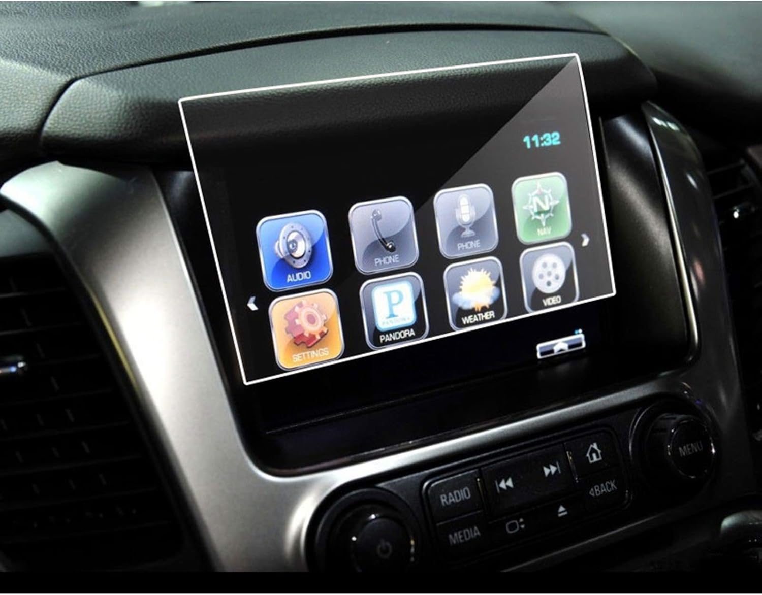 GPS Navigation Screen Film,For Chevrolet Suburban Tahoe 2015 2019 Car