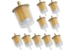 Gas Inline Fuel Filters 3/8" Universal Fuel Filters for Industrial Tractors Cars Trucks Motorcycles Gas powered Engine Inline