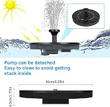 Jsdoin Solar Fountain Pump 7 Nozzles 1.5W for Garden Pond Bird Bath view 4