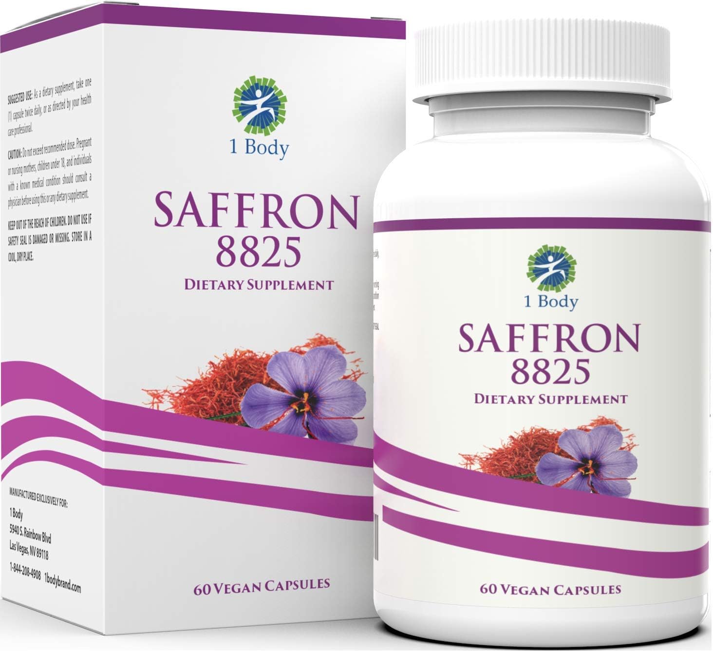 Saffron Extract 8825 Natural Appetite Suppressant for Healthy Weight
