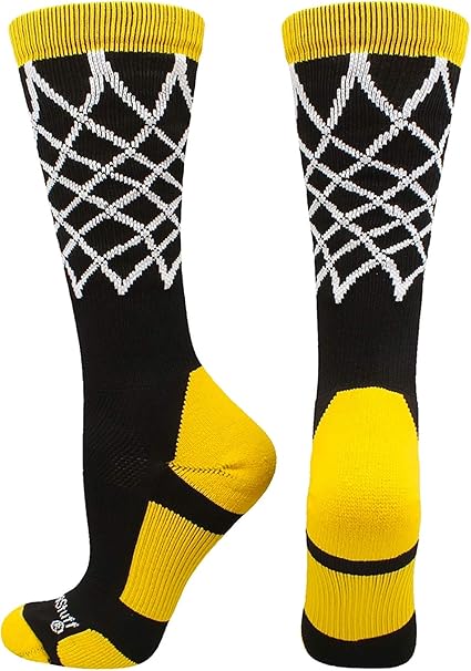 Amazon Com Madsportsstuff Elite Basketball Socks With Net Crew