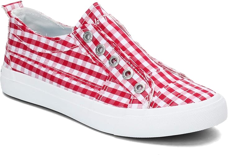 red blowfish sneakers