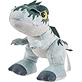 Mattel Jurassic World Dominion Mini Plush 7 in Soft Dinosaur Toys with Dino Sounds, Fun-to-Touch Fabrics, Collectible Gift for Kids & Fans Ages 3 Years Old & Up