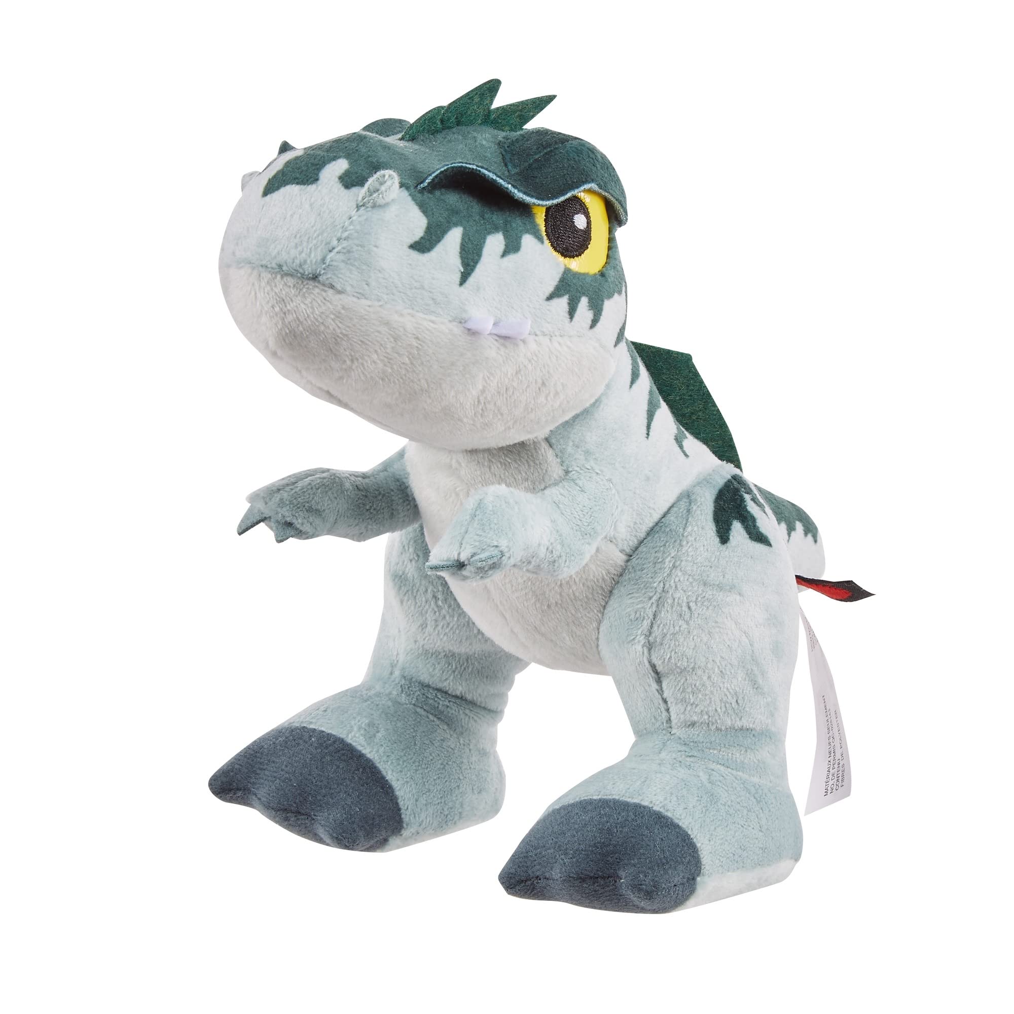Jurassic World Plush Dinosaur Creatures with Sound - Inspired by Blockbuster Hit Jurassic World Dominion ~ HHB32 - Giganotosaurus ~ Approx. 9" Long ~ Hear Me Roar!