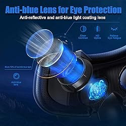 VR Headset with Controller Adjustable 3D VR Glasses