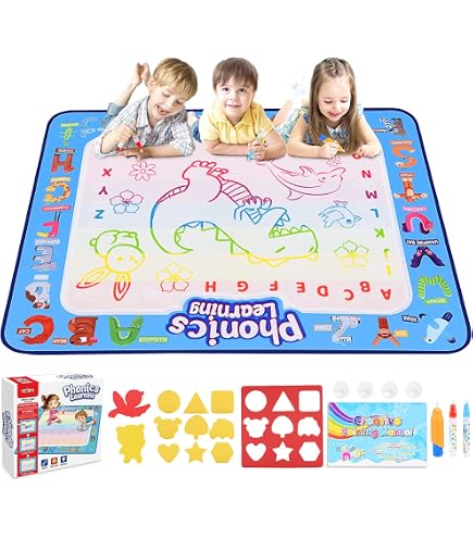 Stylo de Dessin à l'Eau Rechargeable pour Tapis de Gribouillage Aqua Jouet Éducatif de Peinture
