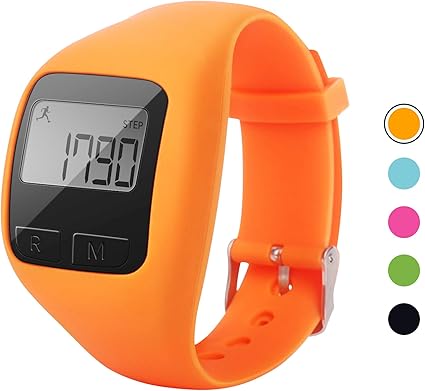 digital watch and pedometer