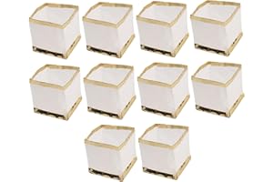 10Pcs Floating Lanterns 4x4x4 Waterproof Square White Paper Floating Pool Lights to Release in Water for Outside Wishing Pray