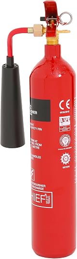Firechief FXC2S CO2 Fire Extinguisher 2kg Red Steel XTR Fire Safety view 7