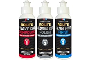 Rolite - RHCMCUF4zCP 's 3 Step System to The Ultimate Shine (4 fl. oz.) with Heavy Cut Compound, Medium Cut Polish and Ultra Fine Finish Combo Pack