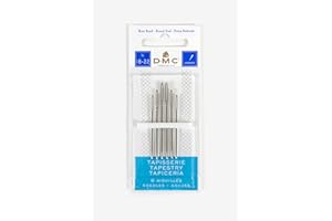 DMC 1767-18/22 Tapestry Hand Needles, 6-Pack, Size 18/22