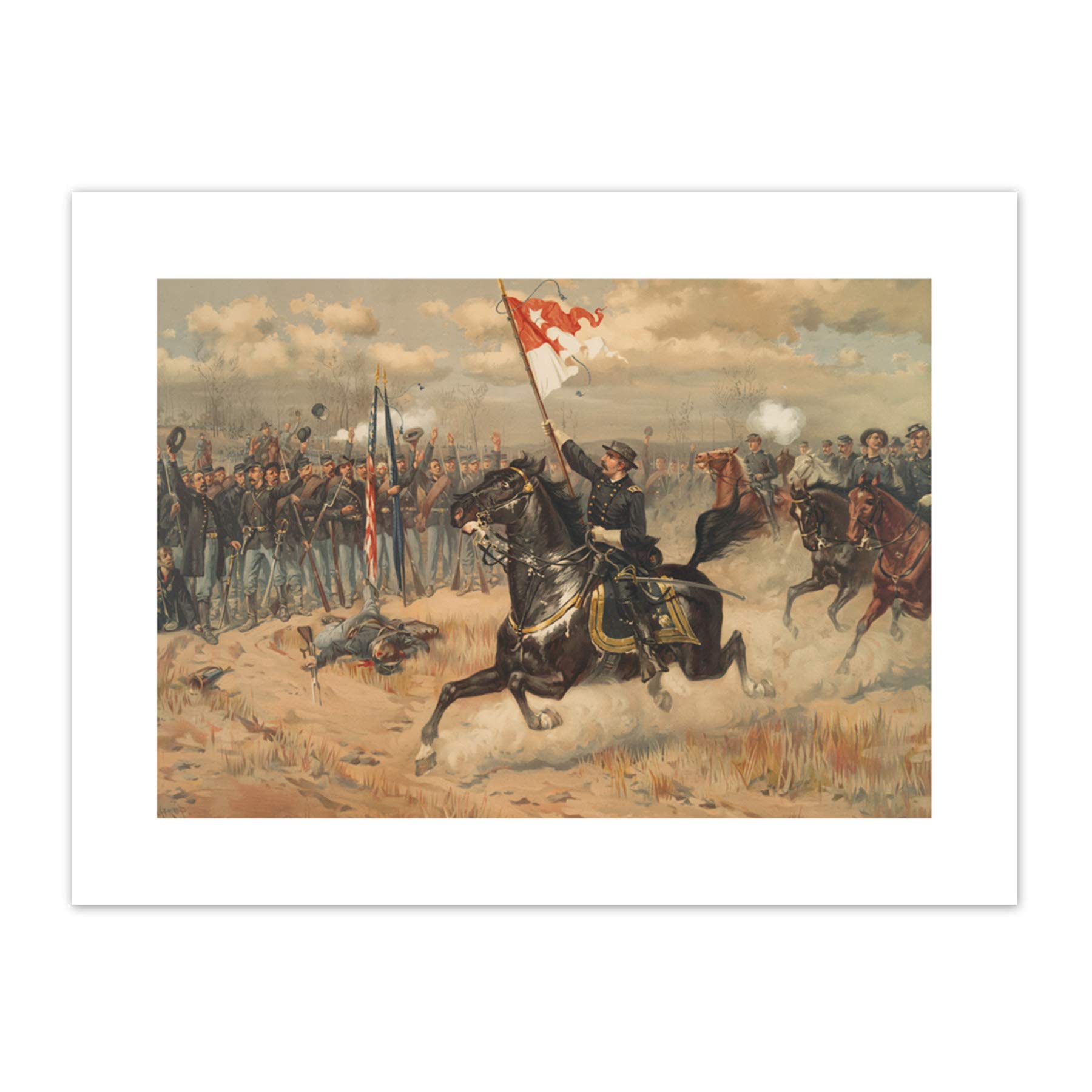 Thulstrup Sheridan's Ride American Civil War USA Canvas Wall Art Print