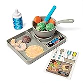 Melissa & Doug Simmer & Stir Stovetop Play Set with Water Wow!® Color Changing Play Food Preschool Toy Ages 3+