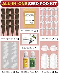 LYKOCLEAN Hydroponic Seed Pod Kit Compatible with
