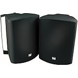 Dual Electronics LU53PB 5 &frac14; inch 3-Way High Performance Indoor, Outdoor & Bookshelf Studio Monitor Speakers with Swivel Brackets & 125 Watts Peak Power (Sold in Pairs)