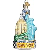 Old World New York City Glass Blown Ornament 20083