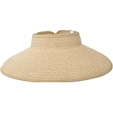 Sun Hats for Women Fashionable Womens Wide Brim Hat Roll-up Straw Sun Visor Hat