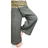 Thai Massage Pants Loose Comfort Movement Pants Ideal for Yoga Dance Cardio Thailand Fisherman Trousers One Size Fits Most