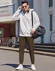COOFANDY Mens Casual Joggers Pants - Cotton