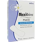 HOSPECO Maxithins Vended Sanitary Napkins #4, Maxi, 250 Individually Boxed Napkins/carton
