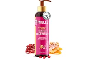 Mielle Organics Pomegranate & Honey Detangling Conditioner for Curly Hair - Deep Moisturizing Conditioner to Help Strengthen Strands, Prevents Breakage and Split Ends & Improves Hydration (12 Fl Oz)