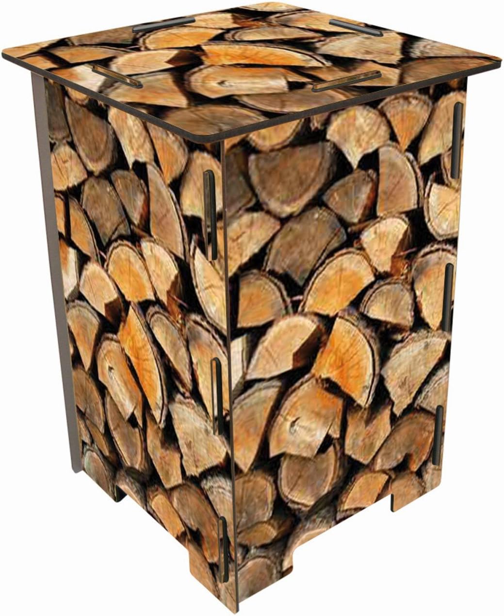 Werkhaus Photo Stool Wood Brown M, Medium