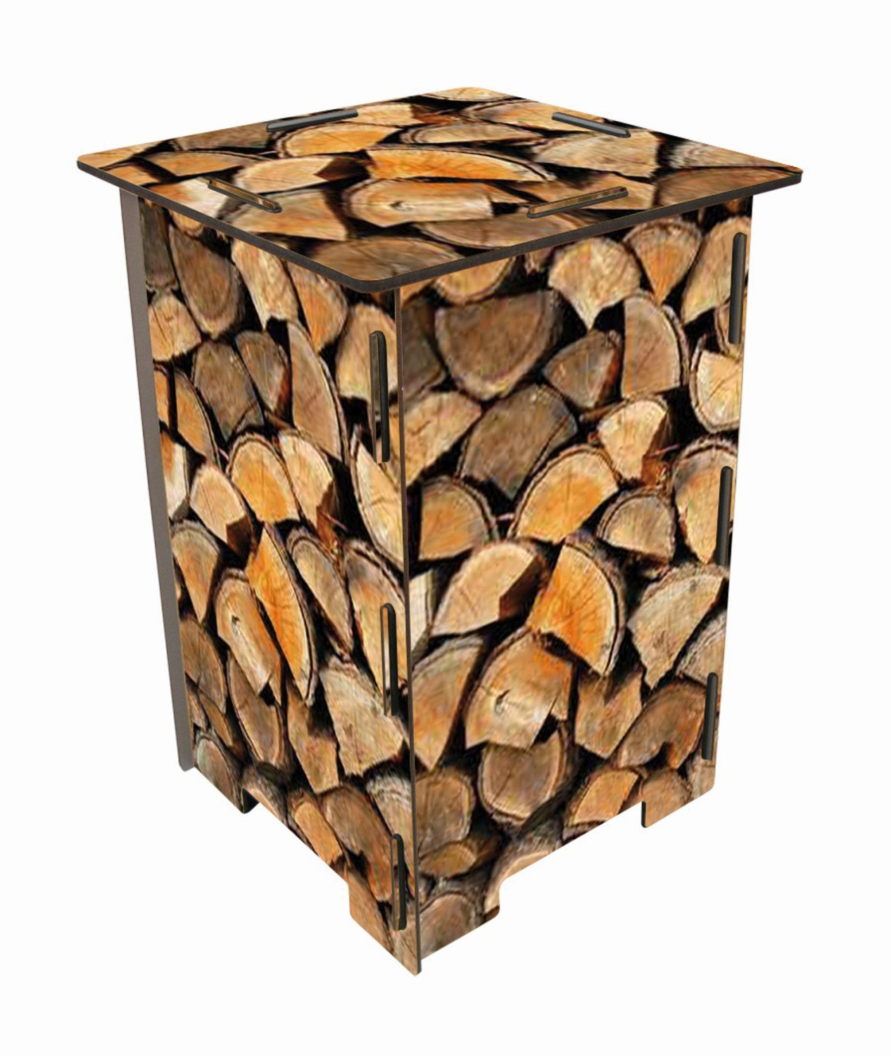 Werkhaus Photo Stool Wood Brown M