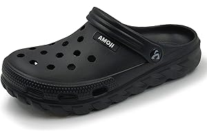 Amoji Unisex Garden Clogs Gardening Shoes AA1521