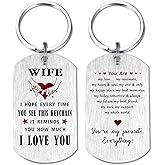 Viayen Valentine's Day Gifts for Wife from Husband, Gifts for Wife Birthday Just Because Anniversary Mother's Day Keychain