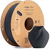 Snapmaker Matte PLA Filament 1.75mm, RFID 3D Printer Filament for Snapmaker U1, Dimensional Accuracy +/- 0.02mm, 300mm/s High Speed Printing Clog-Free for Most FDM Printers,1kg(2.2lbs) Carbon Black