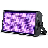 BETOPPER LF105 LED Stage Strobe Light,945 * 0.5W Matrix RGB DJ Strobe Light Bar with DMX512, 8/9/15CH, Sound Activated, Wash Uplight Dual-Zone Effects for DJ, Club, Party &amp; Wedding