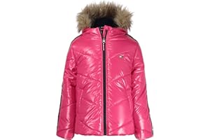 Tommy Hilfiger Girl's Chevron Puffer (Big Kids)